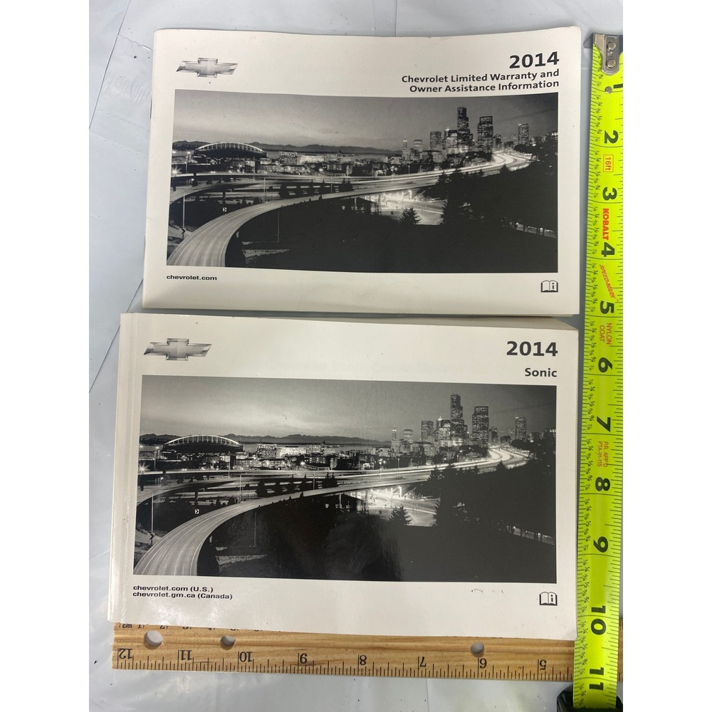 2014 Chevrolet Sonic Owner Manual and Limited Warranty Information Books Set‎